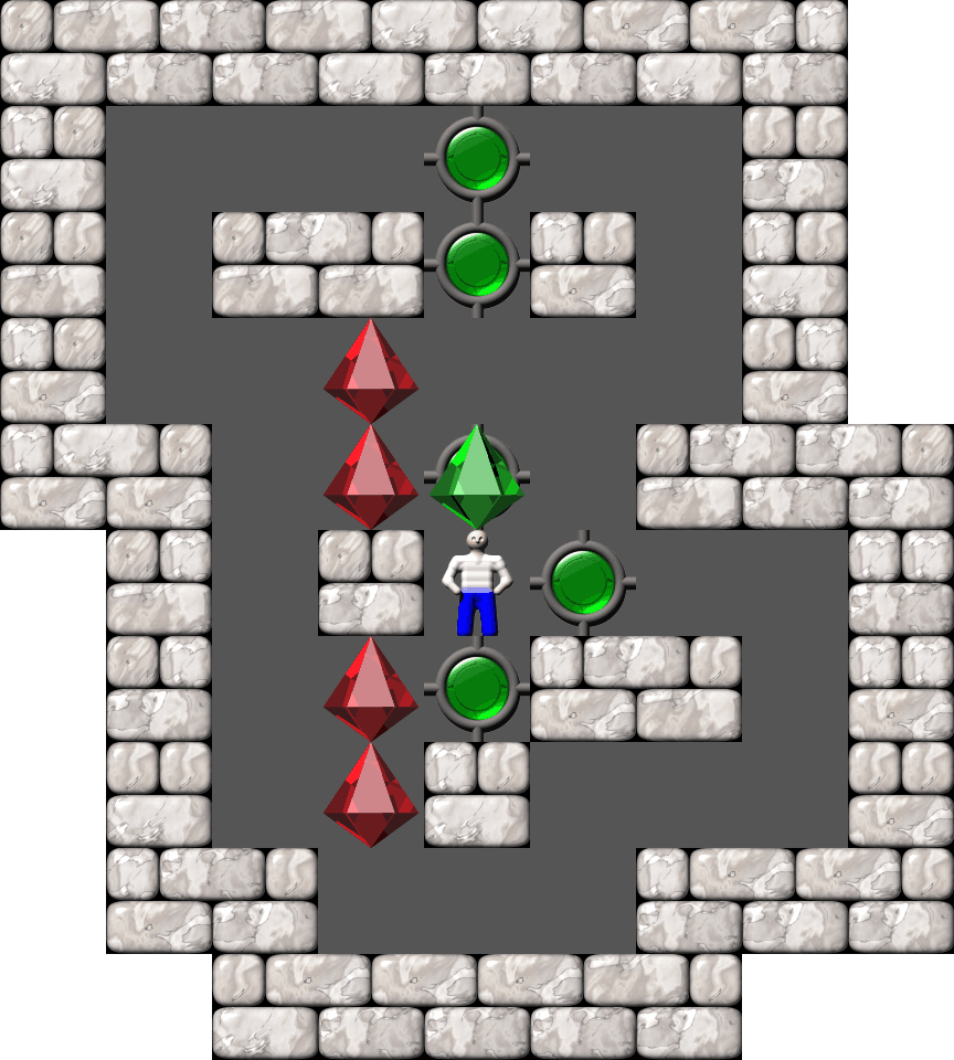 Sokoban Mass Remodel level 1788